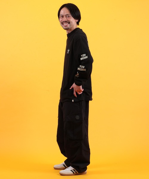 TOY　MACHINE（トイ　マシーン）の「TOY MACHINE/トイマシーン 長袖 Tシャツ ロンT バックプリント MTMPGLT6（Tシャツ/カットソー・メンズ・ブラック/ホワイト・M/XL/L）」の17枚目の写真