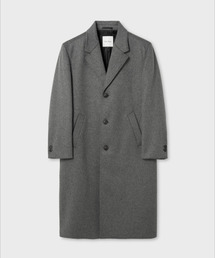 オーバーサイズフィットシングルコート_MELANGE GREY