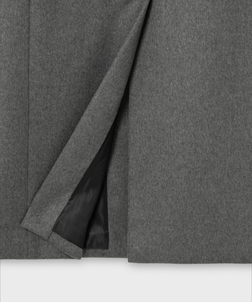 NONBLANK(ノンブランク)の「オーバーサイズフィットシングルコート_MELANGE GREY(チェスターコート・メンズ・グレー・XL/M/L)」の8枚目の写真