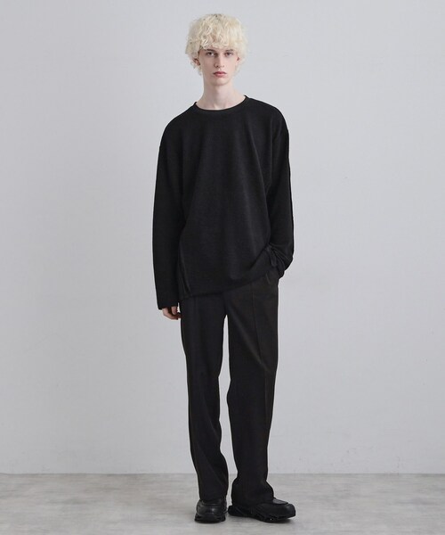 tk.TAKEO KIKUCHI（ティーケータケオキクチ）の「アルチザンカットフクレジャカードカットソー（Tシャツ/カットソー・メンズ・ブラック/チャコールグレー/ホワイト・02/03）」の22枚目の写真