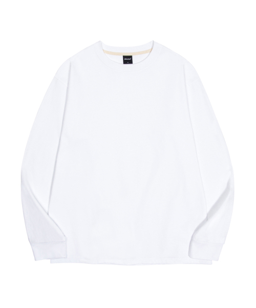OKSTAR(オクスター)の「無地クルーネックオーバーサイズ長袖Tシャツ(Tシャツ/カットソー・レディース・ブラック/ホワイト・MEDIUM/LARGE/X-LARGE/2XL)」の1枚目の写真