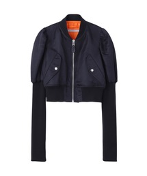 JOHN LAWRENCE SULLIVAN | NYLON BOLERO BOMBER JACKET(Tシャツ/カットソー)