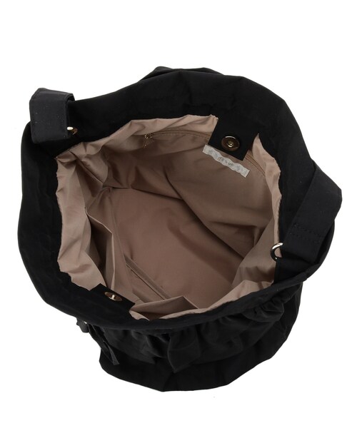 grove（グローブ）の「【撥水】ティアードドロストショルダー（ショルダーバッグ・レディース・ダークグレー/ブラック/ナチュラル・00）」の18枚目の写真