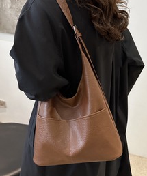 urbanfemine./合成皮革 ポケット ワンショルダー 軽量 ショルダー バッグ U7606