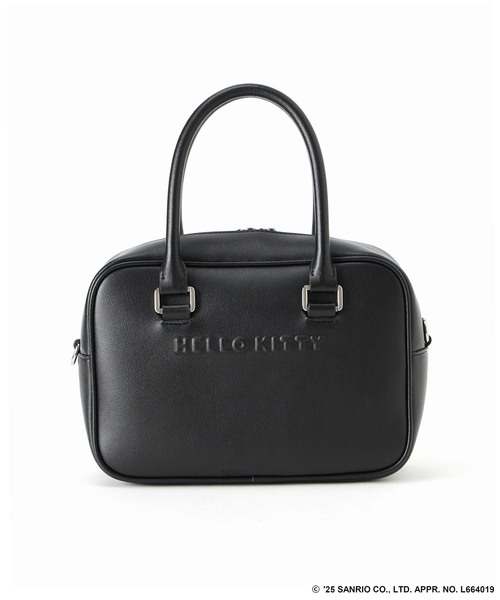 Spick & Span(スピックアンドスパン)の「《追加》HELLO KITTY S&S HASHIBAMI ミニボストンバッグ(ボストンバッグ・レディース・ブラック/キャメル・FREE)」の5枚目の写真