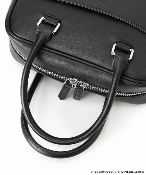 Spick & Span(スピックアンドスパン)の「《追加》HELLO KITTY S&S HASHIBAMI ミニボストンバッグ(ボストンバッグ・レディース・ブラック/キャメル・FREE)」の12枚目の写真