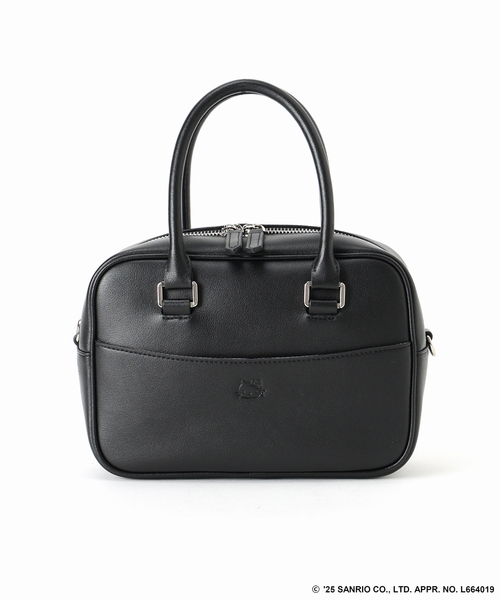 Spick & Span(スピックアンドスパン)の「《追加》HELLO KITTY S&S HASHIBAMI ミニボストンバッグ(ボストンバッグ・レディース・ブラック/キャメル・FREE)」の19枚目の写真