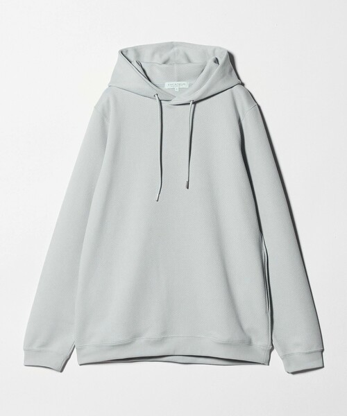 A DAY IN THE LIFE UNITED ARROWS(アデイインザライフユナイテッドアローズ)の「バウンシー ツイル ジャガード パーカー<A DAY IN THE LIFE>(パーカー・メンズ・ブラック/ライトグレー/コバルトブルー・L/M)」の3枚目の写真