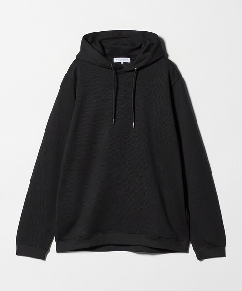 A DAY IN THE LIFE UNITED ARROWS(アデイインザライフユナイテッドアローズ)の「バウンシー ツイル ジャガード パーカー<A DAY IN THE LIFE>(パーカー・メンズ・ブラック/ライトグレー/コバルトブルー・L/M)」の2枚目の写真