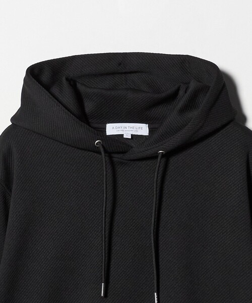 A DAY IN THE LIFE UNITED ARROWS(アデイインザライフユナイテッドアローズ)の「バウンシー ツイル ジャガード パーカー<A DAY IN THE LIFE>(パーカー・メンズ・ブラック/ライトグレー/コバルトブルー・L/M)」の18枚目の写真