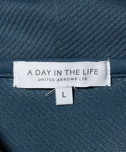 A DAY IN THE LIFE UNITED ARROWS(アデイインザライフユナイテッドアローズ)の「バウンシー ツイル ジャガード パーカー<A DAY IN THE LIFE>(パーカー・メンズ・ブラック/ライトグレー/コバルトブルー・L/M)」の13枚目の写真