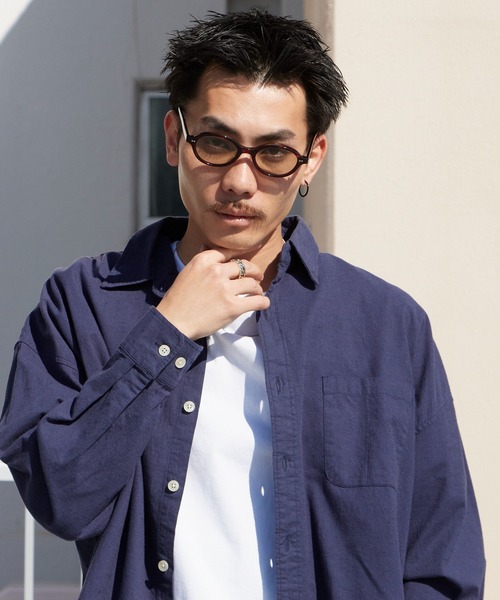 aim/エイム オーバルシェイプ メガネ クリアレンズ カラーレンズ