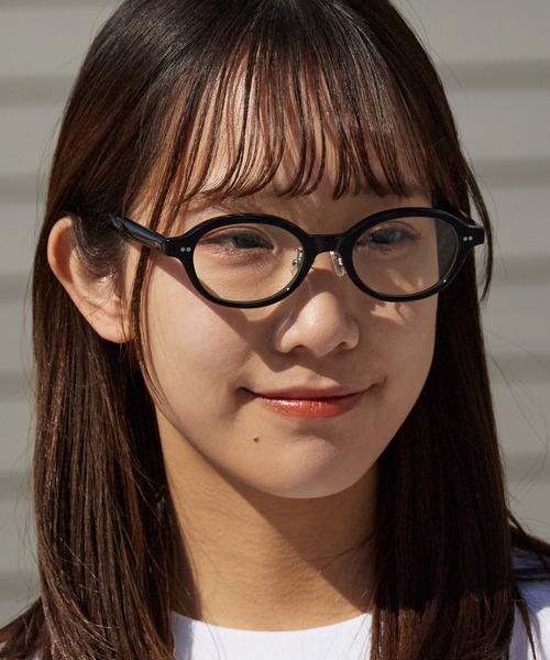 AIM(エイム)の「aim/エイム オーバルシェイプ メガネ クリアレンズ カラーレンズ オーバルレンズ 2026年 夏 夏服(メガネ・レディース・ブラック/ブラック系/ブラウン/ブラウン系・FREE)」の14枚目の写真