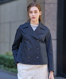 DRESSTERIOR（ドレステリア）の「【撥水素材】Aラインショートトレンチジャケット（トレンチコート）」
