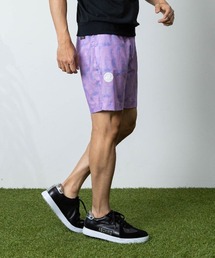 <MENS>プリズム柄撥水ショートパンツ
