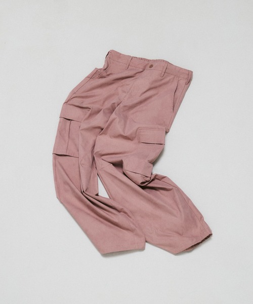 ILL'S(イルズ)の「ACID WASH NYRON CARGO PANTS / アシッドウォッシュナイロンカーゴパンツ ドローコード メンズ レディース ユニセックス(カーゴパンツ・メンズ・ブラック/グレー/ピンク・M/L)」の13枚目の写真