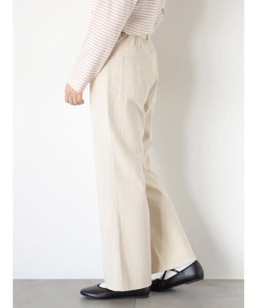 Samansa Mos2（サマンサ モスモス）の「【オーガニックコットン】デニムフレアパンツ（その他パンツ・レディース・サックスブルー/ブルー/キナリ・L/XL/S/M）」の11枚目の写真