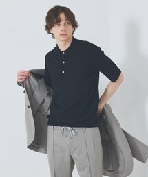 DESIGNWORKS（デザインワークス）の「【カシミヤタッチ】 ニットポロシャツ（ポロシャツ）」
