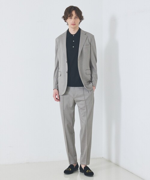 DESIGNWORKS(デザインワークス)の「【カシミヤタッチ】 ニットポロシャツ(ポロシャツ・メンズ・アイボリー/ダークネイビー/ブラック・46/48/50/52)」の15枚目の写真