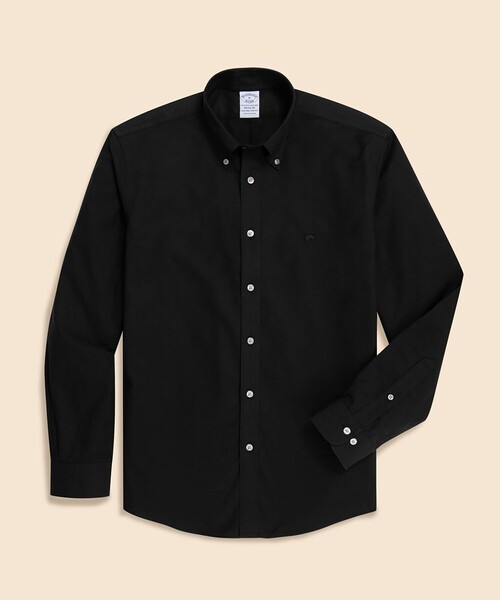 BROOKS BROTHERS(ブルックスブラザーズ)の「ストレッチオックスフォード GFロゴ シーズナルカラー カジュアルシャツ Regular Fit(シャツ/ブラウス・メンズ・ブラック/グレー・X-LARGE/SMALL/MEDIUM/LARGE)」の1枚目の写真