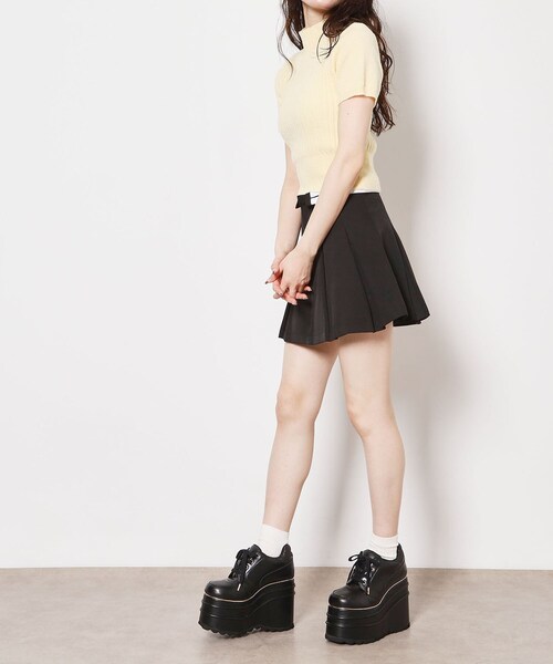 ESPERANZA(エスペランサ)の「超厚底ボリュームスニーカー(スニーカー・レディース・ブラック/ホワイト・M/S/LL/L)」の8枚目の写真