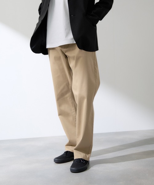 Mac-House(マックハウス)の「REALSTANDARD マイカラーズ スラッシュポケット チノパンツ(チノパンツ・メンズ・ブラック/ベージュ/グレー・S/M/L/XL)」の12枚目の写真