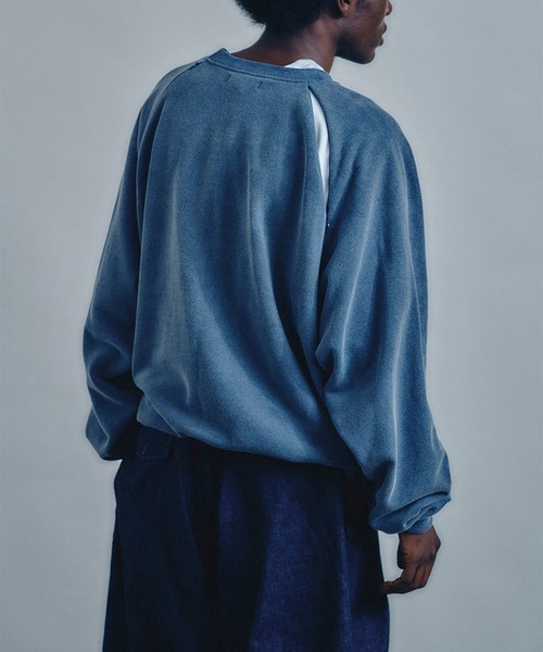 is-ness（イズネス）の「【is-ness/イズネス】Ventilated Sweatshirt（スウェット・メンズ・ブルー/グリーン/ブラック・M/L）」の4枚目の写真