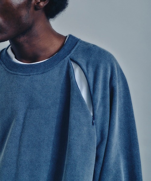 is-ness（イズネス）の「【is-ness/イズネス】Ventilated Sweatshirt（スウェット・メンズ・ブルー/グリーン/ブラック・M/L）」の5枚目の写真