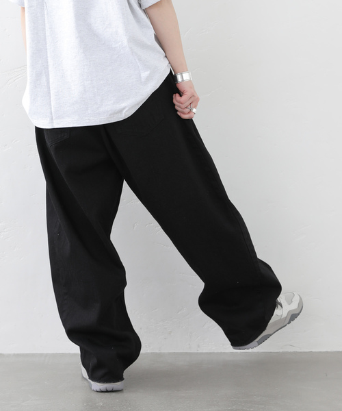 JOURNAL STANDARD LUXE（ジャーナルスタンダード　ラックス）の「11OZデニム スウィッチパンツ（001/010）（デニムパンツ・レディース・ブラック/ホワイト・SMALL/MEDIUM）」の5枚目の写真