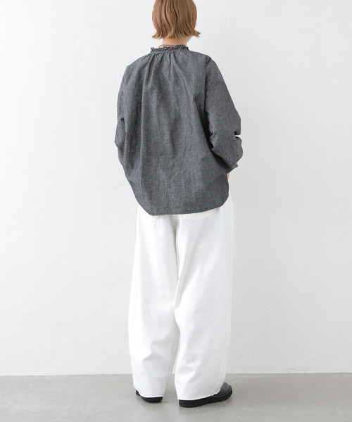 JOURNAL STANDARD LUXE（ジャーナルスタンダード　ラックス）の「11OZデニム スウィッチパンツ（001/010）（デニムパンツ・レディース・ブラック/ホワイト・SMALL/MEDIUM）」の12枚目の写真