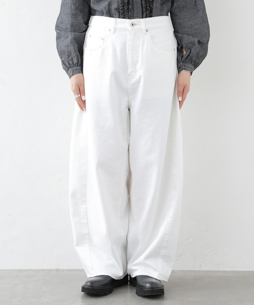 JOURNAL STANDARD LUXE（ジャーナルスタンダード　ラックス）の「11OZデニム スウィッチパンツ（001/010）（デニムパンツ・レディース・ブラック/ホワイト・SMALL/MEDIUM）」の13枚目の写真