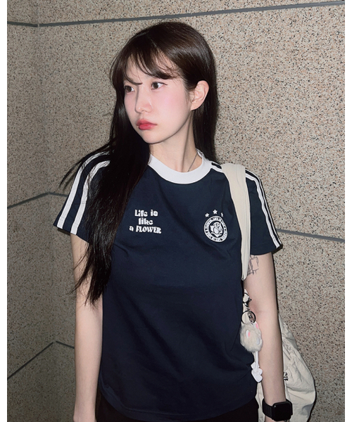 HAVISM(ヘビズム)の「W LLF UNIFORM S/S TEE(NAVY)(Tシャツ/カットソー・レディース・その他・ONE SIZE)」の1枚目の写真