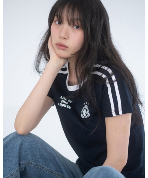 HAVISM(ヘビズム)の「W LLF UNIFORM S/S TEE(NAVY)(Tシャツ/カットソー・レディース・その他・ONE SIZE)」の10枚目の写真