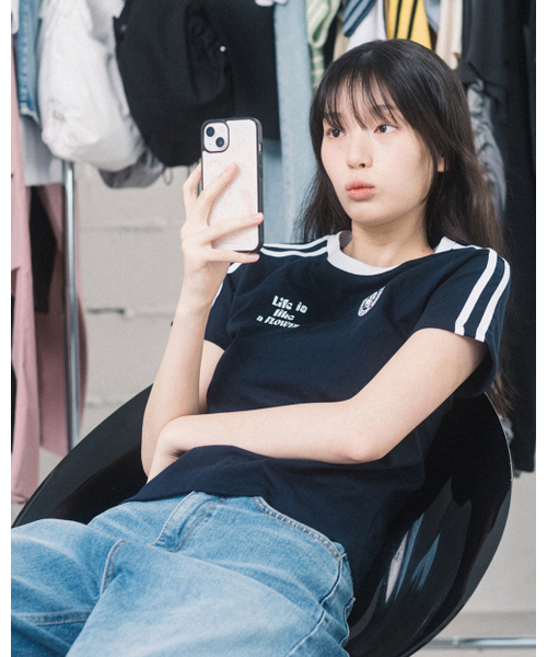 HAVISM(ヘビズム)の「W LLF UNIFORM S/S TEE(NAVY)(Tシャツ/カットソー・レディース・その他・ONE SIZE)」の12枚目の写真