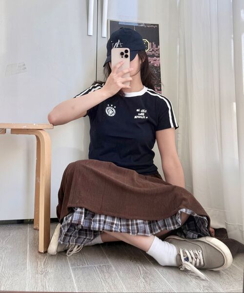 HAVISM(ヘビズム)の「W LLF UNIFORM S/S TEE(NAVY)(Tシャツ/カットソー・レディース・その他・ONE SIZE)」の5枚目の写真