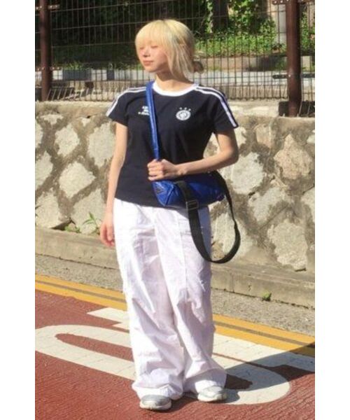 HAVISM(ヘビズム)の「W LLF UNIFORM S/S TEE(NAVY)(Tシャツ/カットソー・レディース・その他・ONE SIZE)」の2枚目の写真