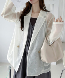 Ada.（エイダ）の「シアーダブル テーラードジャケット（テーラードジャケット）」