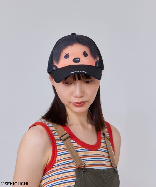 OVERRIDE（オーバーライド）の「OVERRIDE  x Monchhichi MESH CAP-FACE / オーバーライド（キャップ・レディース・ブラック・57~59cm）」の3枚目の写真