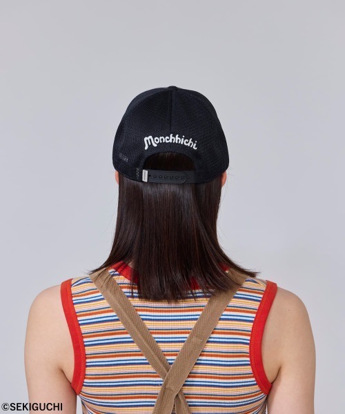 OVERRIDE（オーバーライド）の「OVERRIDE  x Monchhichi MESH CAP-FACE / オーバーライド（キャップ・レディース・ブラック・57~59cm）」の6枚目の写真