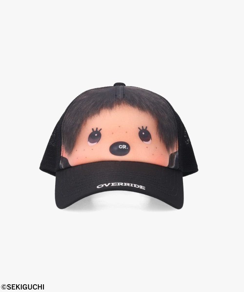 OVERRIDE（オーバーライド）の「OVERRIDE  x Monchhichi MESH CAP-FACE / オーバーライド（キャップ・レディース・ブラック・57~59cm）」の14枚目の写真