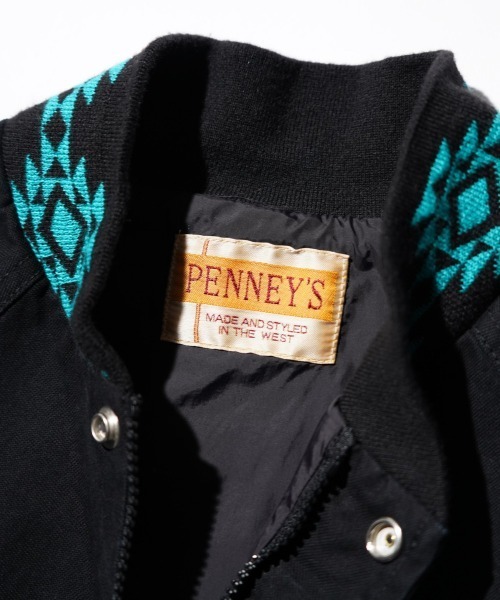 PENNEYS(ぺニーズ)の「PENNEY'S / ぺニーズ DUCK SANTA FE JACKET ダック ユーズド加工 ネイティブジャケット(ブルゾン・メンズ・ワイン/チャコールグレー/ブラック・MEDIUM/LARGE)」の17枚目の写真