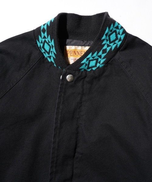 PENNEYS(ぺニーズ)の「PENNEY'S / ぺニーズ DUCK SANTA FE JACKET ダック ユーズド加工 ネイティブジャケット(ブルゾン・メンズ・ワイン/チャコールグレー/ブラック・MEDIUM/LARGE)」の18枚目の写真
