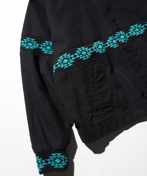 PENNEYS(ぺニーズ)の「PENNEY'S / ぺニーズ DUCK SANTA FE JACKET ダック ユーズド加工 ネイティブジャケット(ブルゾン・メンズ・ワイン/チャコールグレー/ブラック・MEDIUM/LARGE)」の21枚目の写真