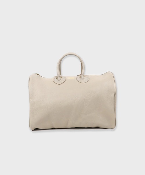 YOUNG&OLSEN The DRYGOODS STORE(ヤングアンドオルセン)の「YOUNG & OLSEN EMBOSSED LEATHER D BOSTON M / YO2501-GD010 秋服 冬服(ボストンバッグ・レディース・ベージュ/ブラウン/ブラック・FREE)」の1枚目の写真