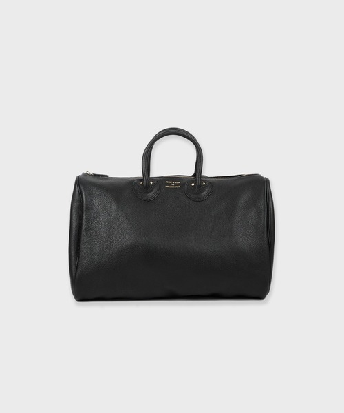 YOUNG&OLSEN The DRYGOODS STORE(ヤングアンドオルセン)の「YOUNG & OLSEN EMBOSSED LEATHER D BOSTON M / YO2501-GD010 秋服 冬服(ボストンバッグ・レディース・ベージュ/ブラウン/ブラック・FREE)」の2枚目の写真