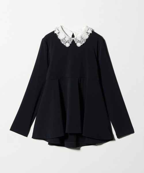 UNITED ARROWS（ユナイテッドアローズ）の「FEEL CLEAN 2WAY ブラウス ‐防しわ ストレッチ UVカット‐（シャツ/ブラウス・レディース・ブラック/ネイビー・38/36）」の17枚目の写真