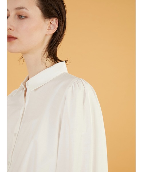 crinkle crinkle crinkle(クリンクルクリンクルクリンクル)の「【crinkle crinkle crinkle】frill hem long sleeve shirts/フリルヘムロングスリーブシャツ(シャツ/ブラウス・レディース・ブラック/ホワイト・FREE)」の16枚目の写真