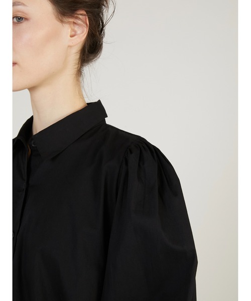 crinkle crinkle crinkle(クリンクルクリンクルクリンクル)の「【crinkle crinkle crinkle】frill hem long sleeve shirts/フリルヘムロングスリーブシャツ(シャツ/ブラウス・レディース・ブラック/ホワイト・FREE)」の9枚目の写真