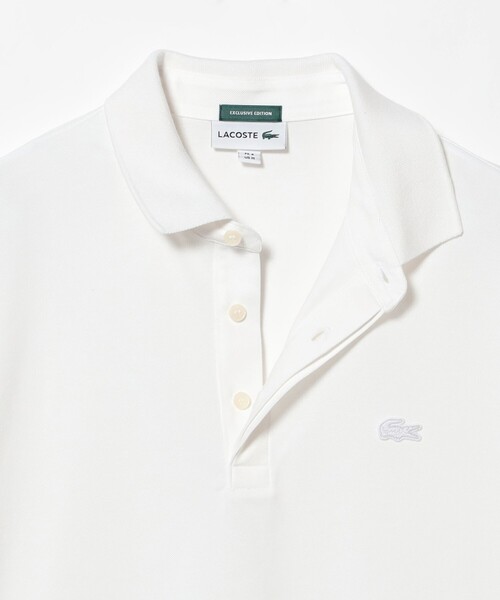 LACOSTE(ラコステ)の「【別注】LACOSTE / PARIS ポロシャツ(ポロシャツ・メンズ・ブラック/ネイビー/ホワイト・5/3/4/2)」の5枚目の写真