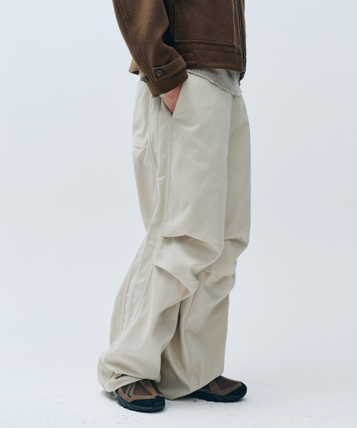 INTEMPOMOOD（インテンポムード）の「エアボーンパラシュートパンツ_クリーム（その他パンツ・メンズ・クリーム・LARGE）」の7枚目の写真